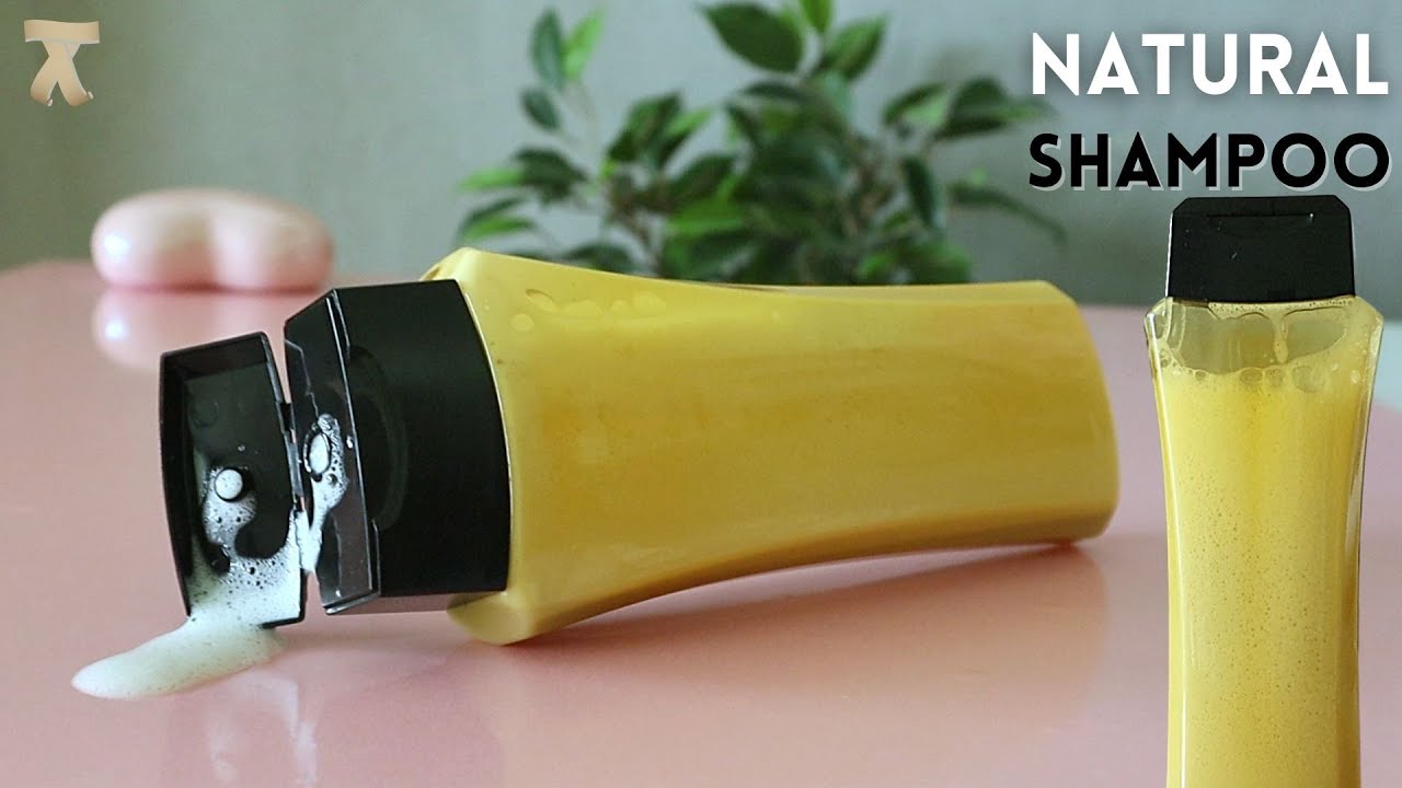 Homemade natural shampoo for hair growth || How to make NATURAL SHAMPOO