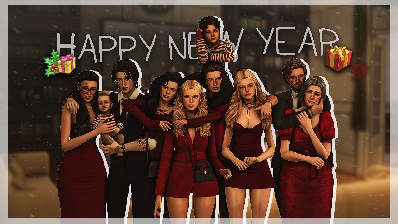Новый год a.k.a взрыв очка | Династия Уилтер | The Sims 4