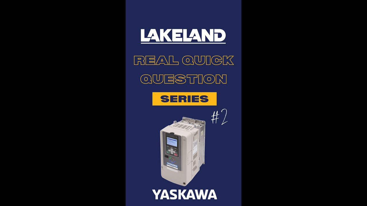 Real Quick Question Series #2 - Scaling The Analog Inputs On A Yaskawa Drive
