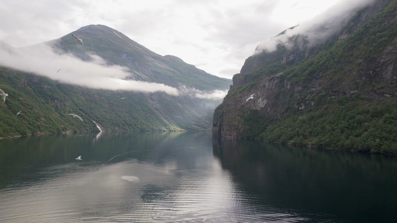 Geirangerfjord, The Seven Sisters and The Suitor Waterfalls