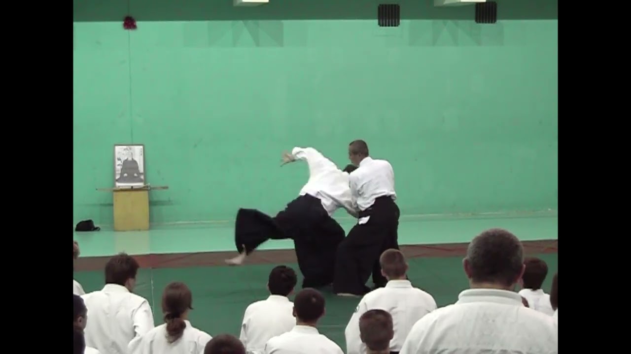 SHOMENUCHI KOTEGAESHI. Yoji Fujimoto Shihan, 7th Dan Aikikai.