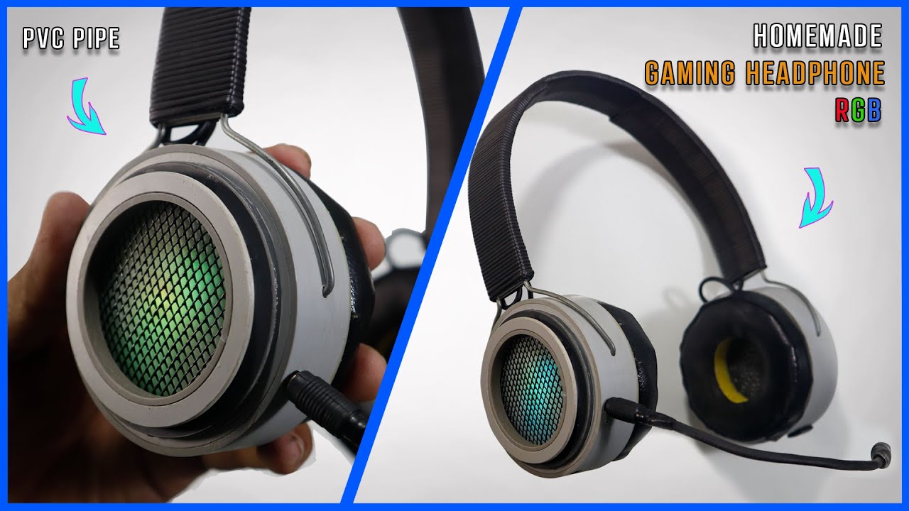 How to make a Gaming Headphone | How to make headphone with PVC pipe | Gaming Headphone