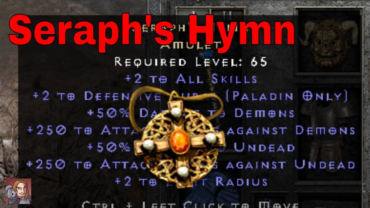 D2R Unique Items - Seraph's Hymn (Amulet)