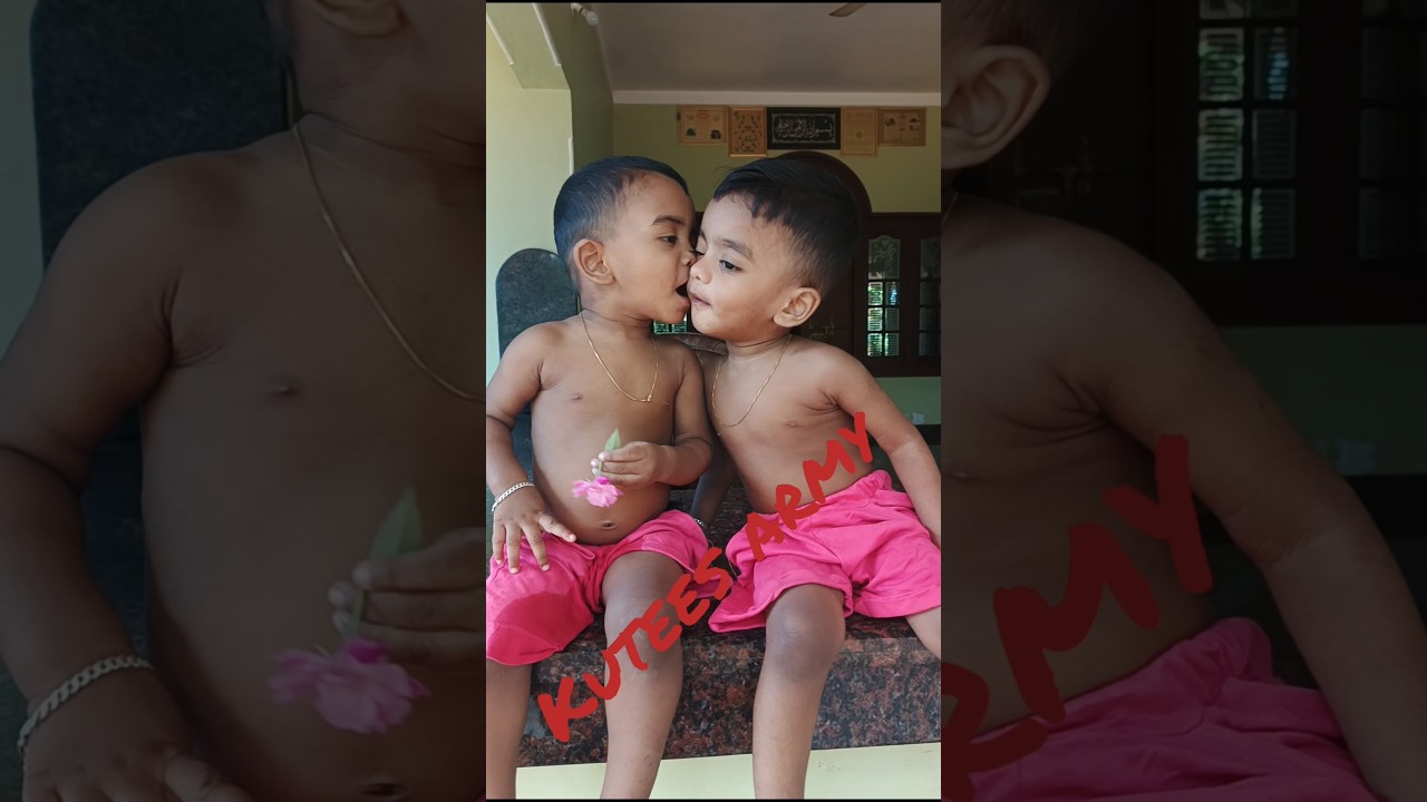 🥰ഞങ്ങൾ ഇരട്ട കുട്ടികൾ Twin kids🥰