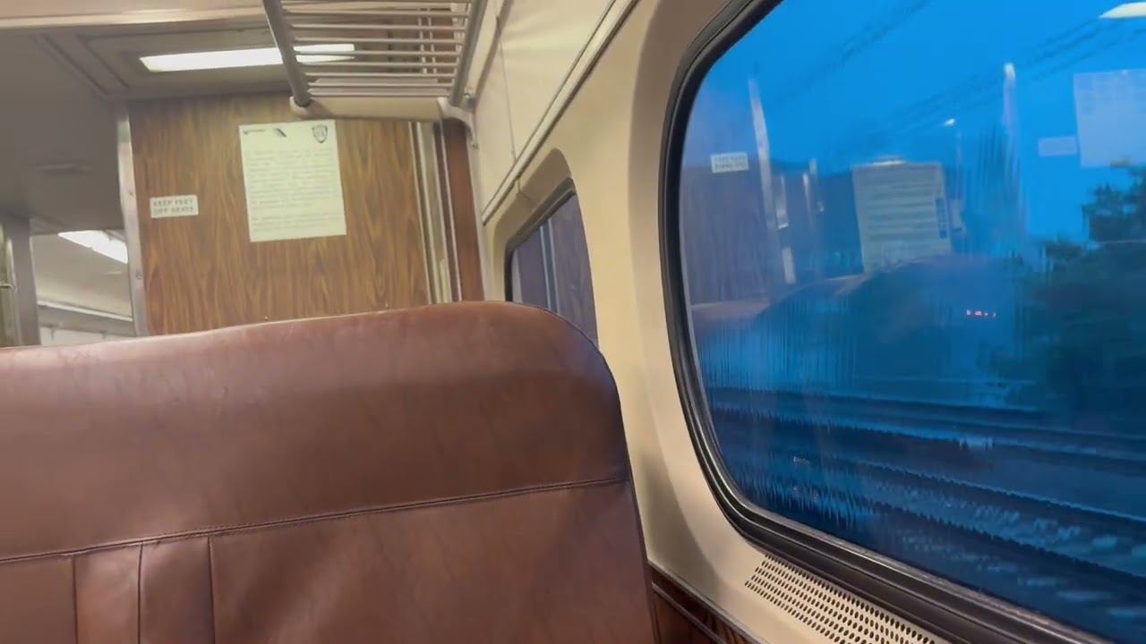NJ Transit Northeast Corridor Train #3165 Arrow iii Rainy Ride from New Brunswick to Adams Yard Area