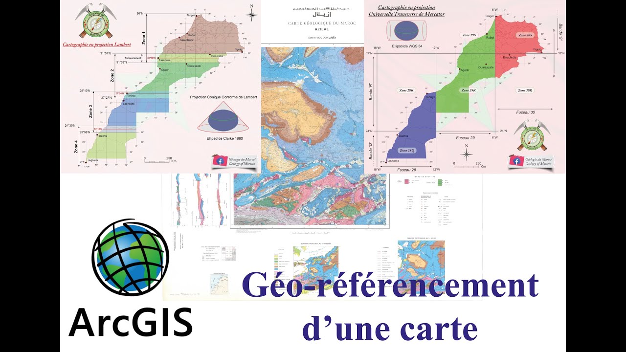 Arcgis Ep 1 Géoréférencement d'une carte