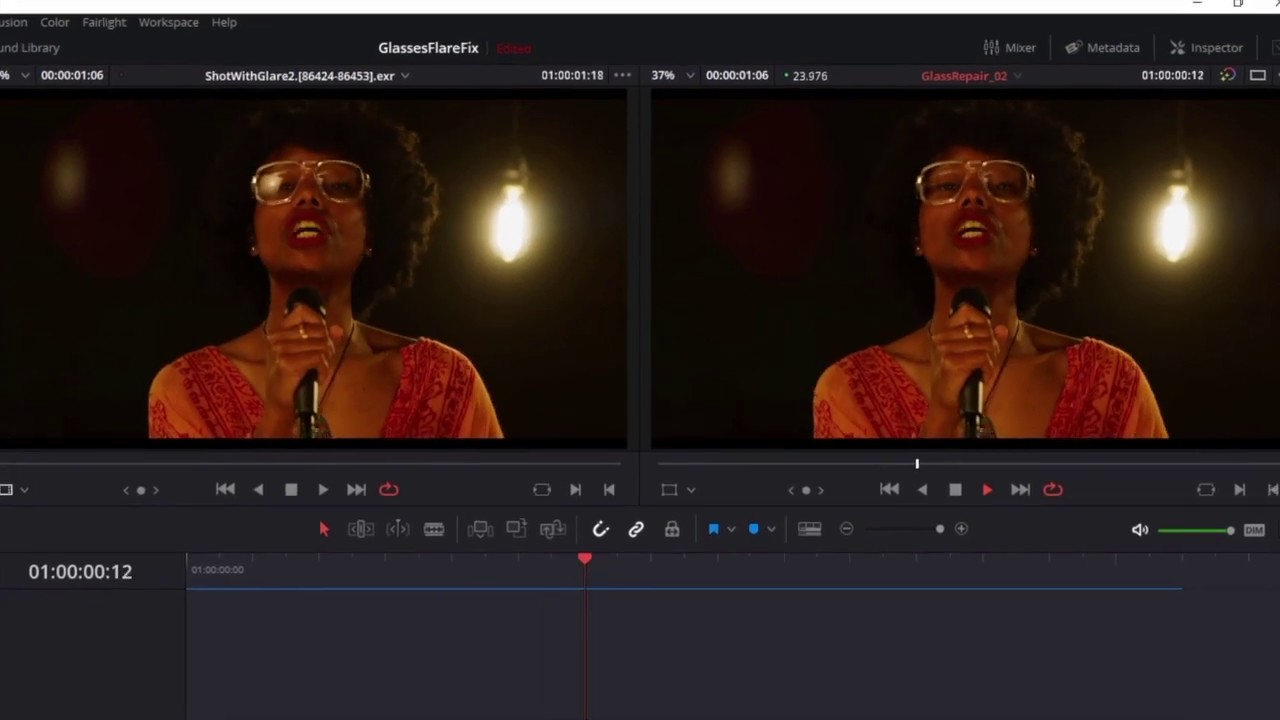 Glare Reflection Removal Tutorial