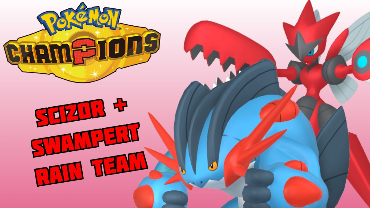 Mega Swampert and Mega Scizor make rain SO STRONG | VGC Reg M-B