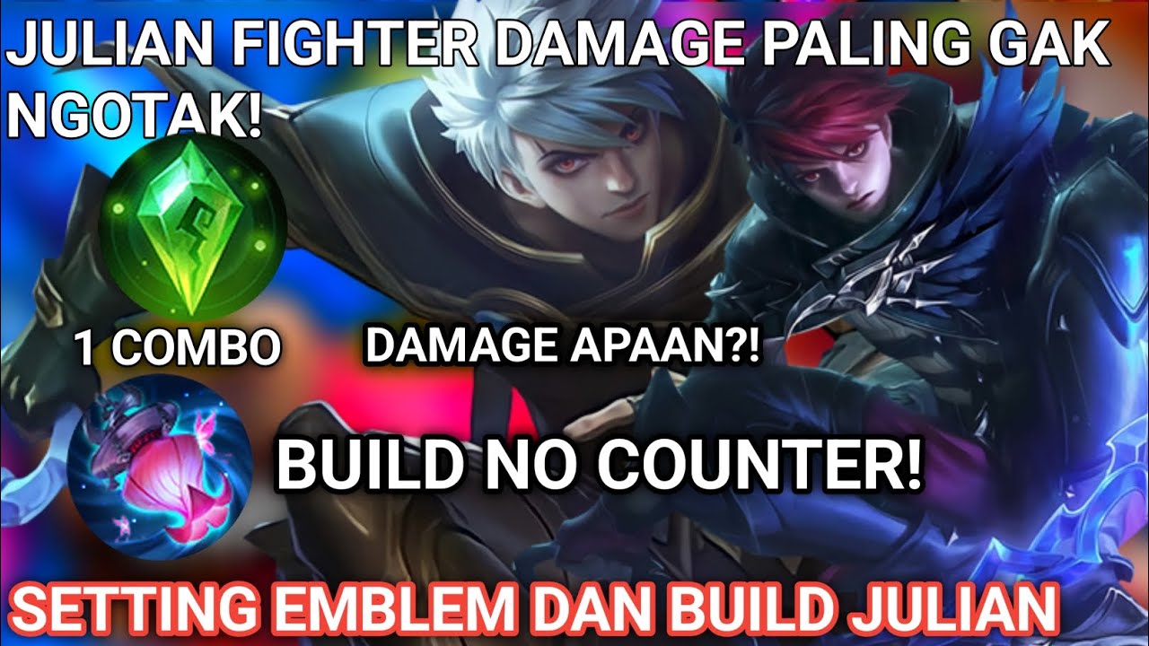 JULIAN AUTO GLORY! SETTING EMBLEM DAN BUILD JULIAN TERSAKIT 2025 | EMBLEM JULIAN ANTI COUNTER!