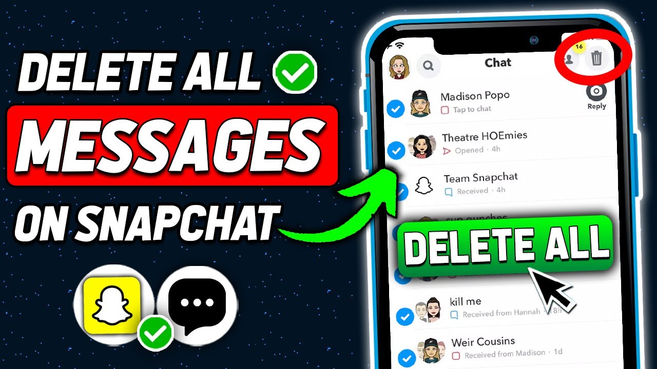 Как легко удалить все сообщения в Snapchat! (Обновлено в 2025 году)