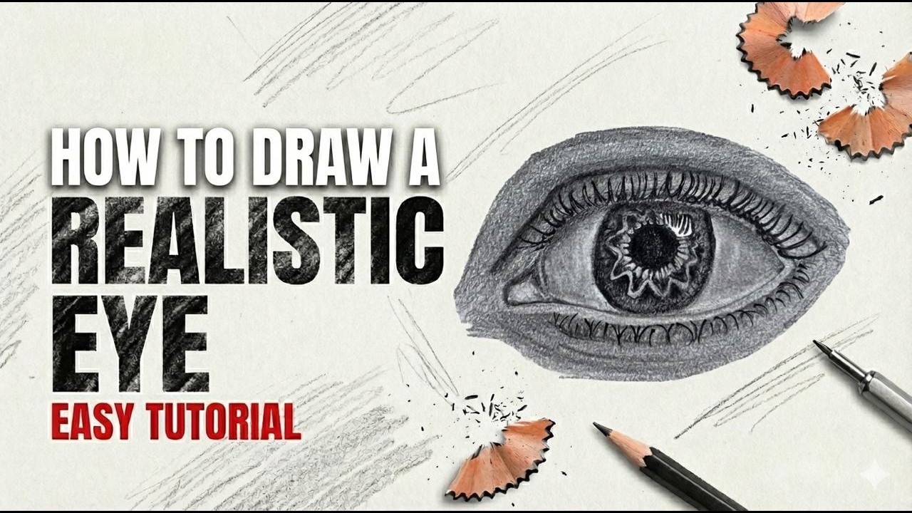 How to Draw a Realistic Eye | Easy Step-by-Step Tutorial
