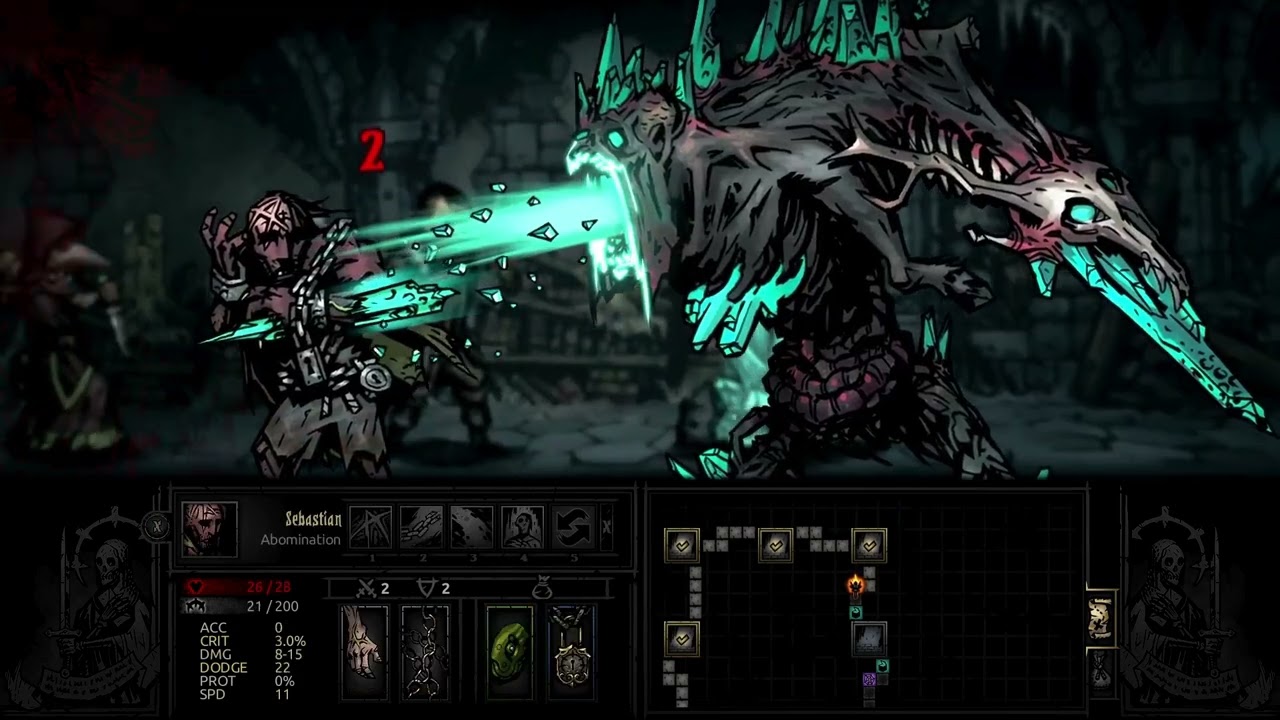 Darkest Dungeon Thing From the Stars Fight