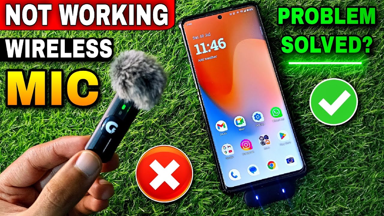Wireless Microphone Not Working 2025 | Wireless Microphone Connect Nahi Ho Raha Hai