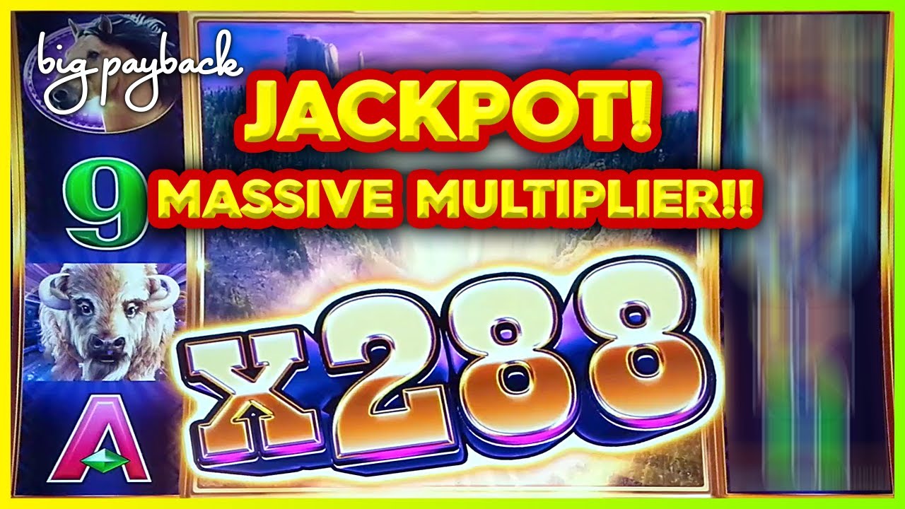 MASSIVE Multiplier → JACKPOT, YES!! Buffalo Chief Platinum Slot - HANDPAY!