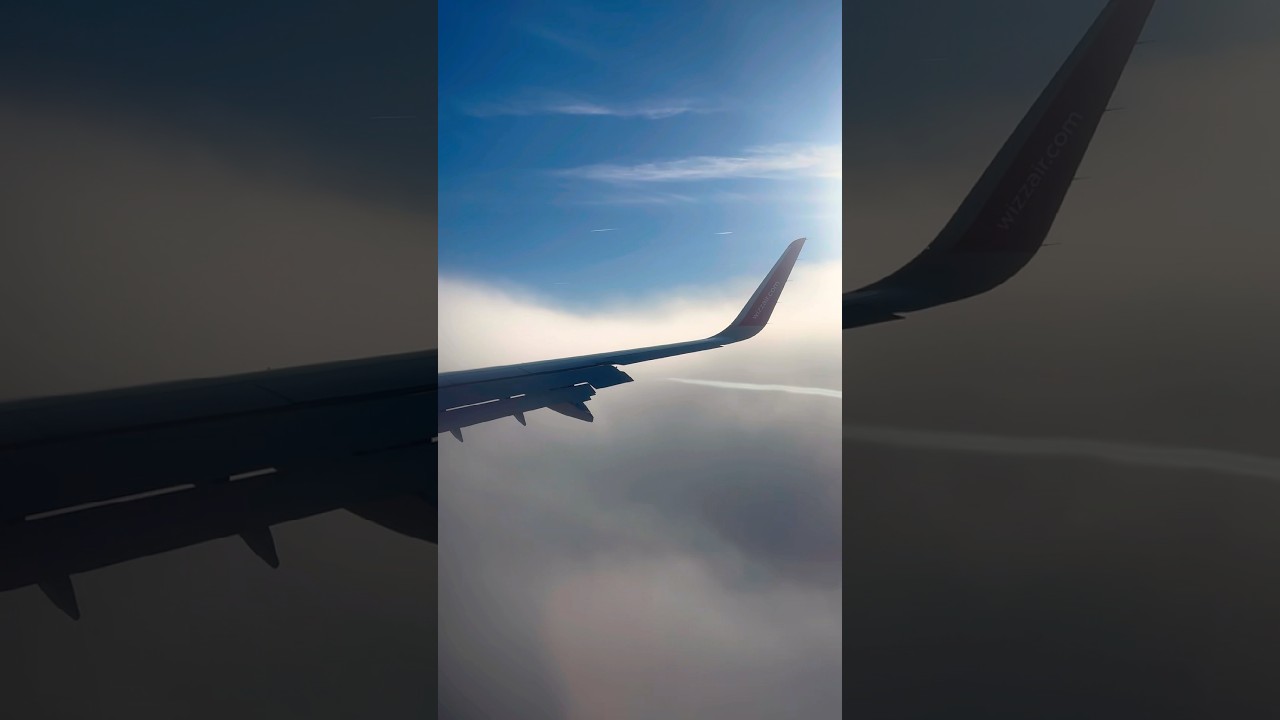 Wizzair a321neo Stunning Cloud Surfing Over Budapest🤩✈️