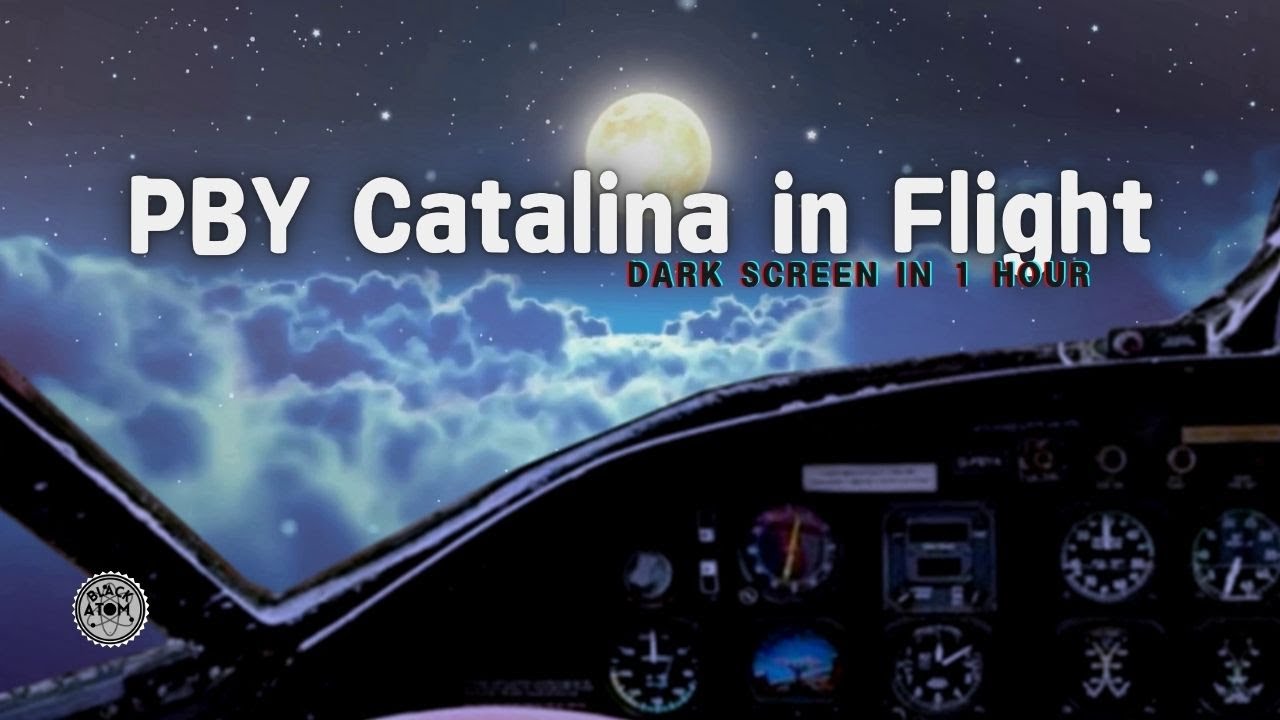 PBY Catalina in Flight ⨀ 12 Hours of Soothing Engine Drone for Deep Sleep & Focus 💤