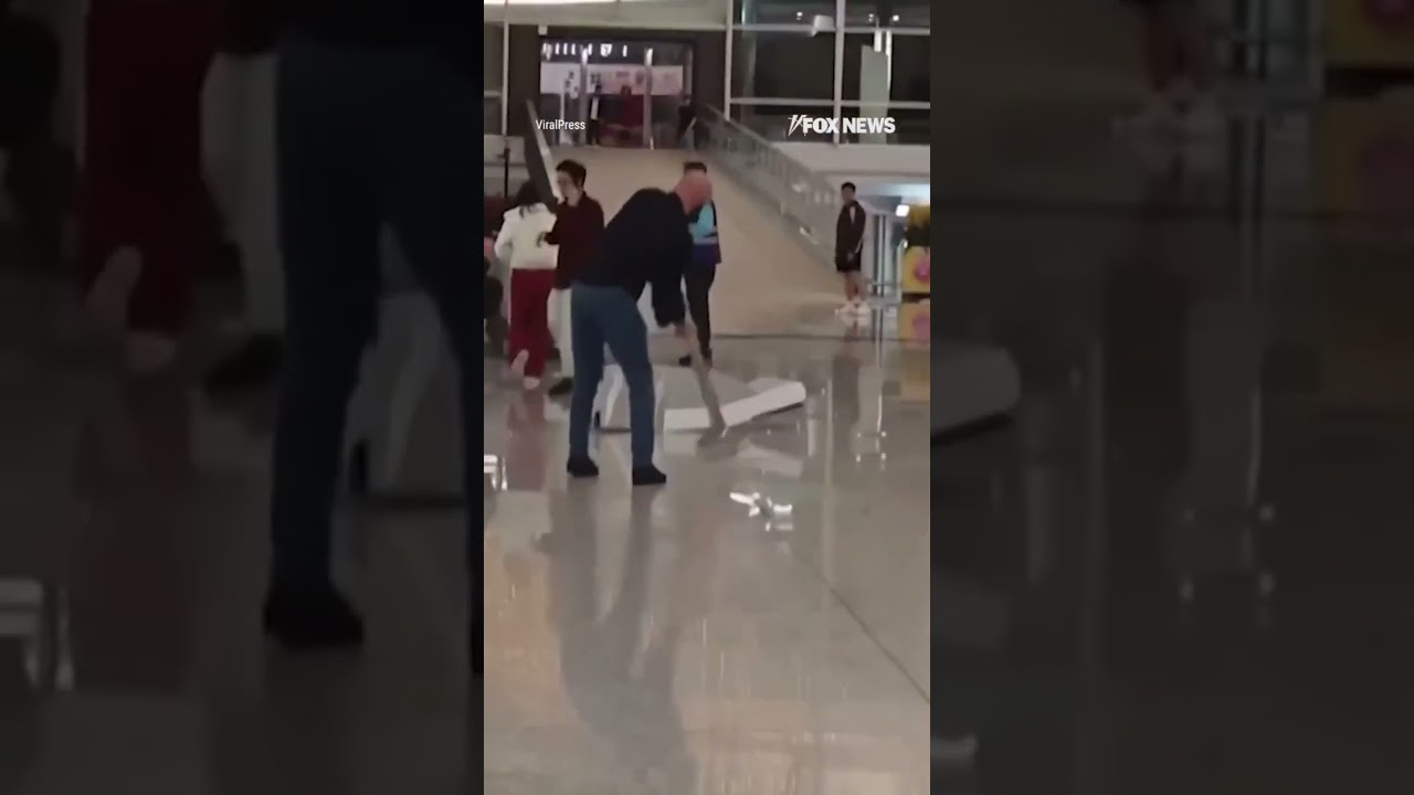 WATCH: Traveler arrested after rampage at airport #foxnews #news #shorts