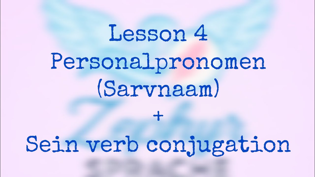 German Pronouns & 'Sein' Verb Easy Explanation | A1 Grammar in Hinglish 🇩🇪| Learn with Simple Tricks