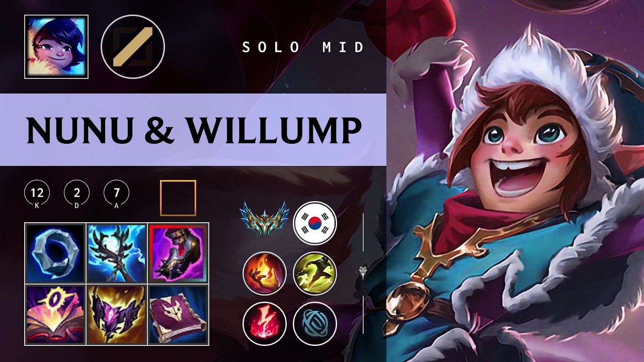 Nunu & Willump Mid vs Aurora - KR Challenger Patch 26.03