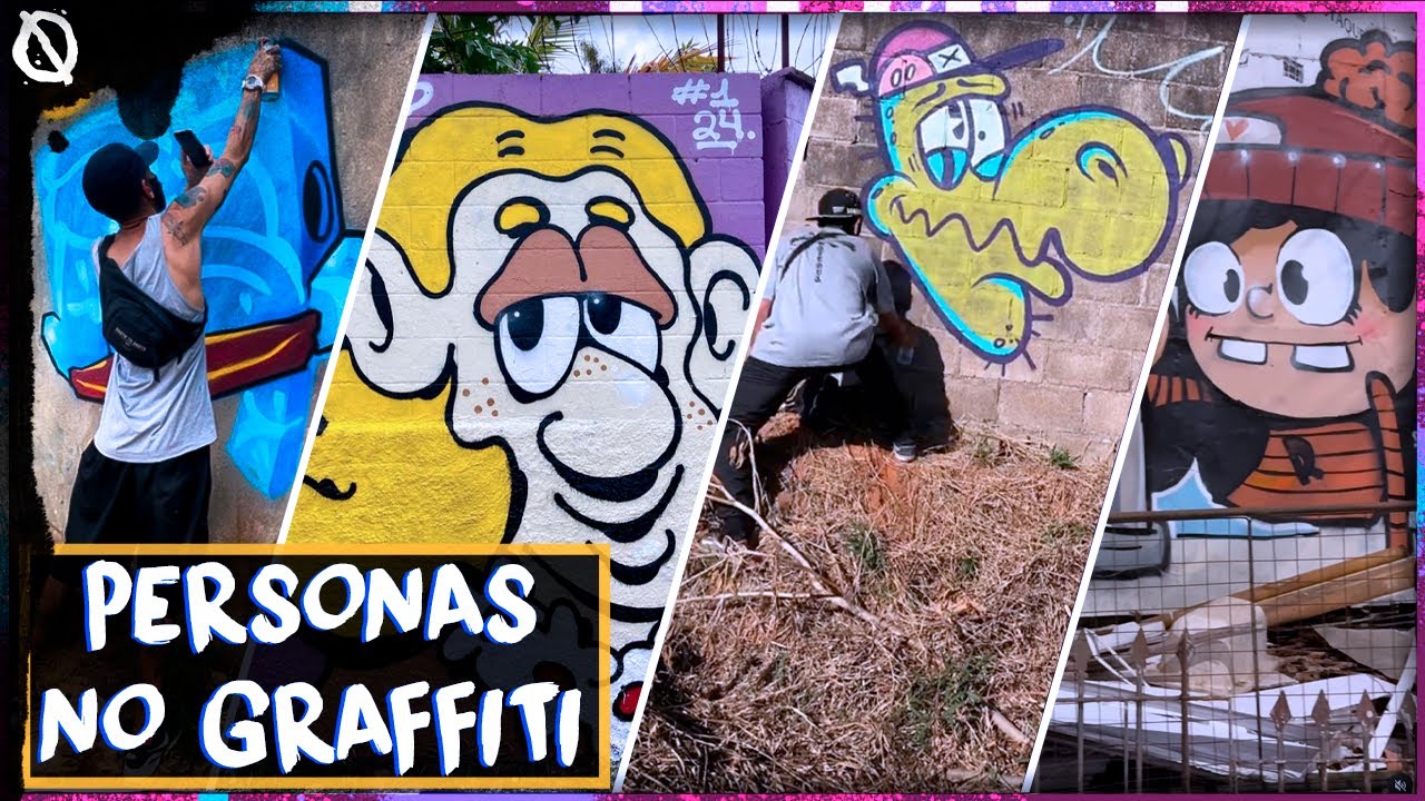 ARTISTAS QUE MANDAM MUITO FAZENDO PERSONAGENS NO GRAFFITI! 🎨