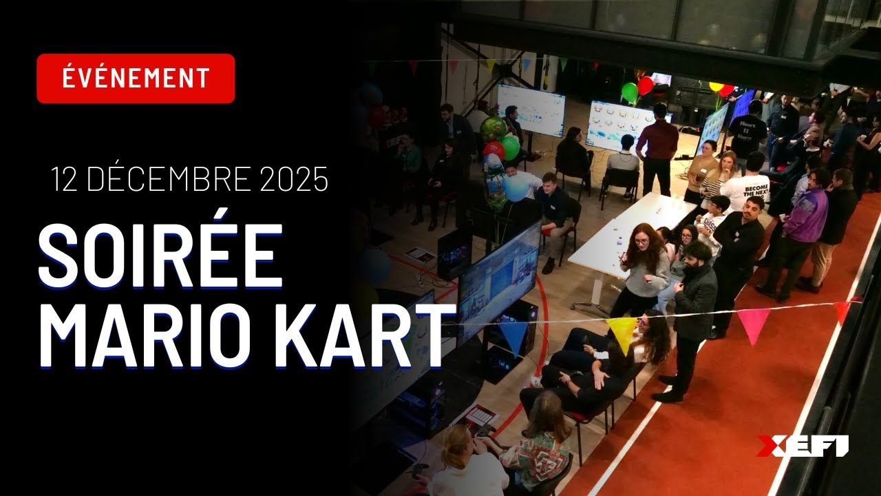 Soirée Mario Kart 2025 chez XEFI