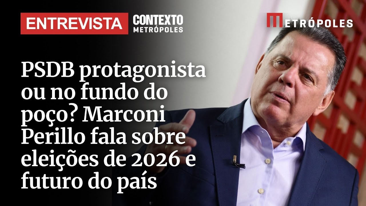 PSDB protagonista ou no fundo do poço? Marconi Perillo fala sobre eleições de 2026 e futuro do país
