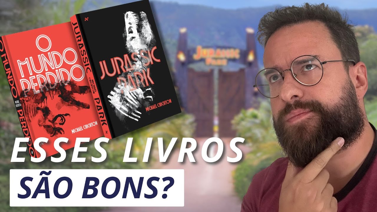 📚Reli os dois livros de JURASSIC PARK! S&atilde;o BONS?