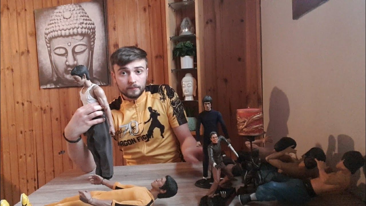 JE VOUS PRÉSENTE MES STATUES ET FIGURINES BRUCE LEE !!