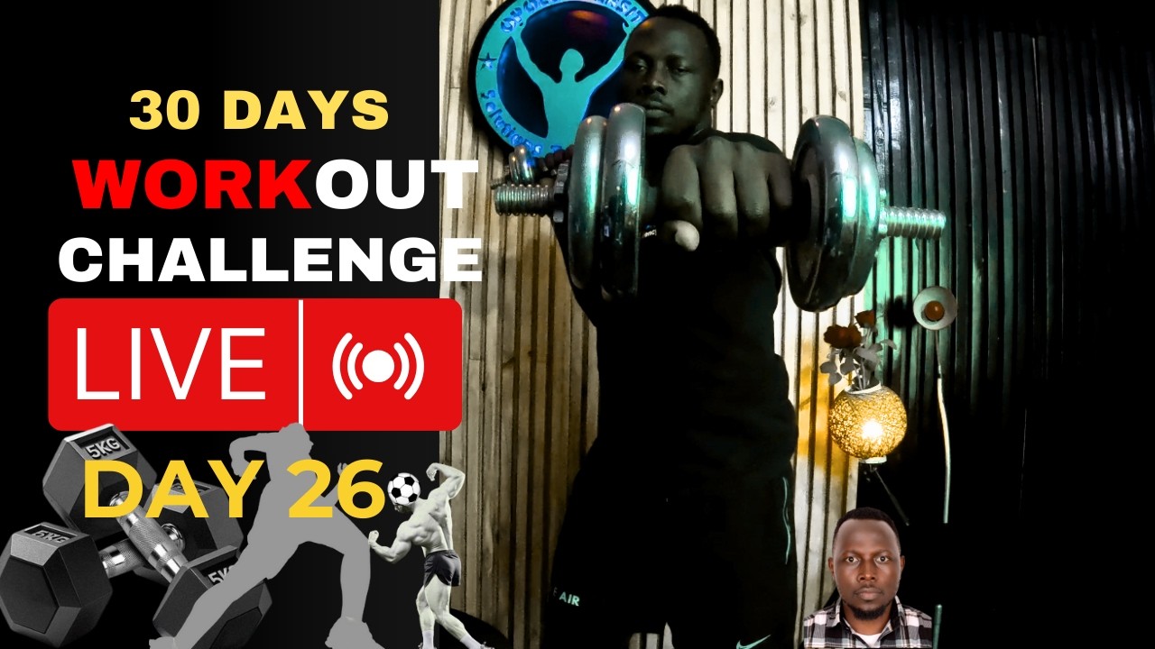 SESSION 2 - Day 26 of 30 Days 1000 Reps Workout Challenge | Let's do it