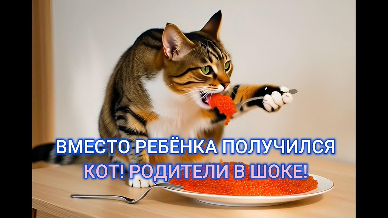 ВМЕСТО РЕБЁНКА ПОЛУЧИЛСЯ КОТ! РОДИТЕЛИ В ШОКЕ!