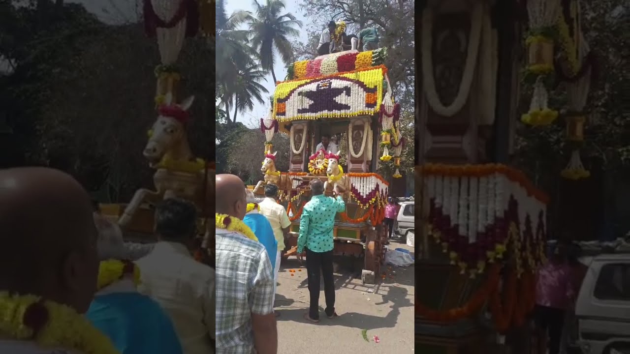 Shrimp Bhavani Shankar's rathotsava bengaluru vasantapura