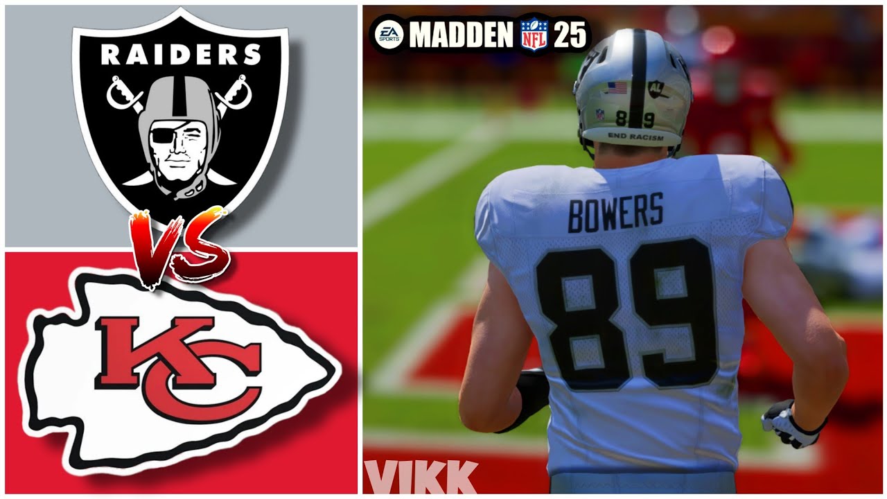 Raiders vs Chiefs Week 13 Simulation (Madden 25 Rosters)