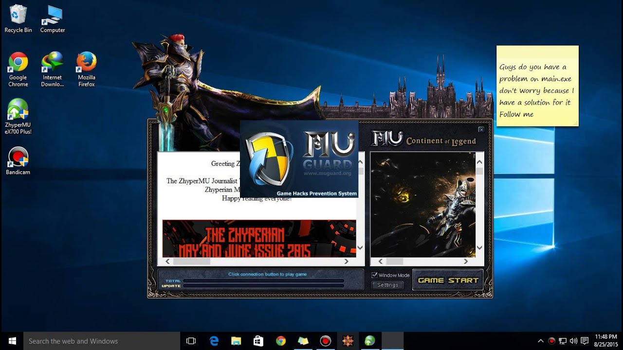 [Fixed]Windows 10 Main.exe Stopped Working