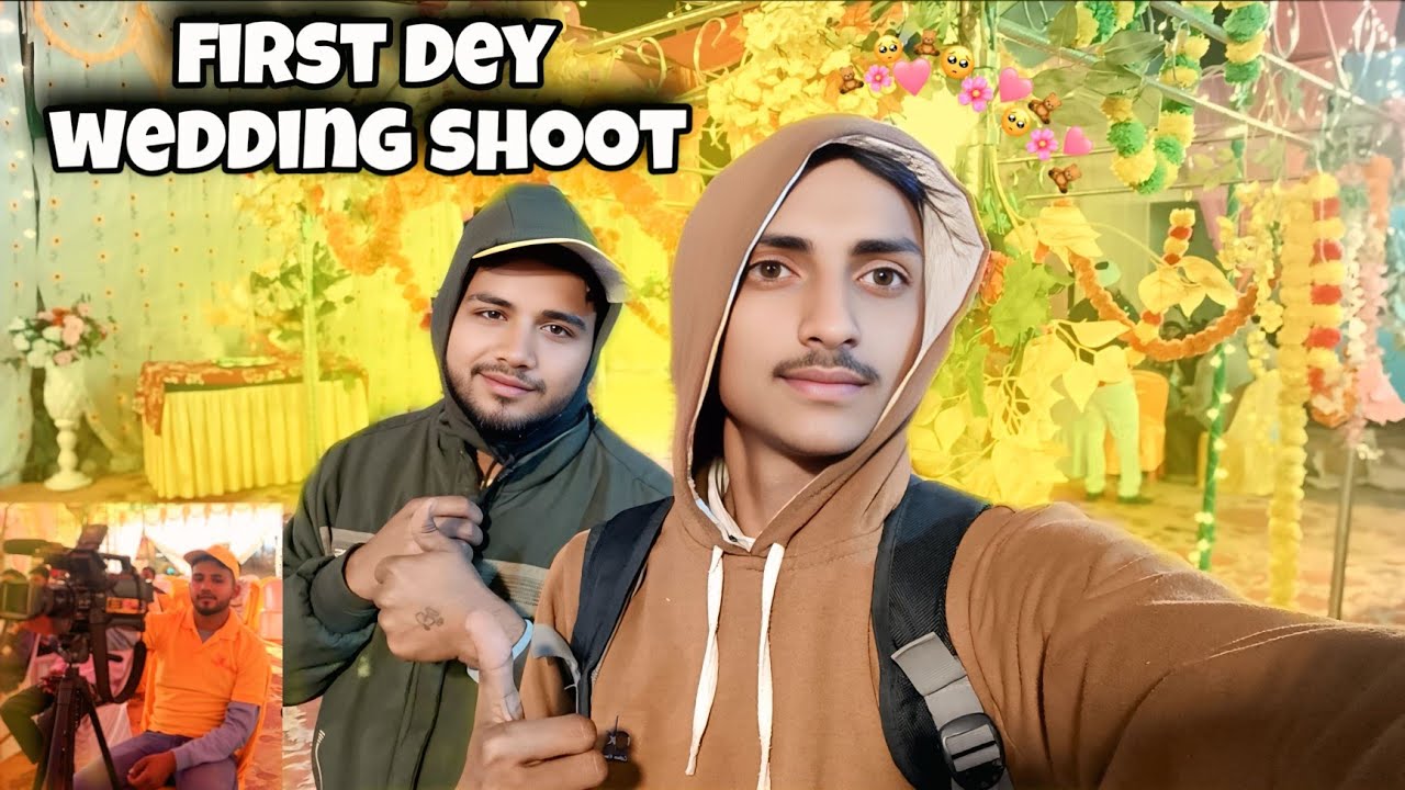 First Dill Aaye Wedding Video Shoot Karne🎥 wedding shoot vlog #weddingvideoshoot #newvlogger 