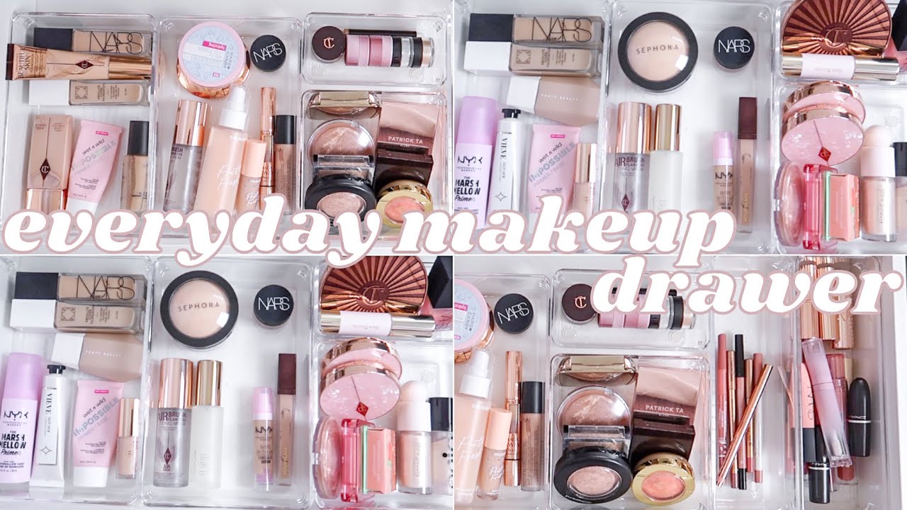 MY EVERYDAY MAKEUP DRAWER MAKEOVER! - *shop my stash* | Paige Koren