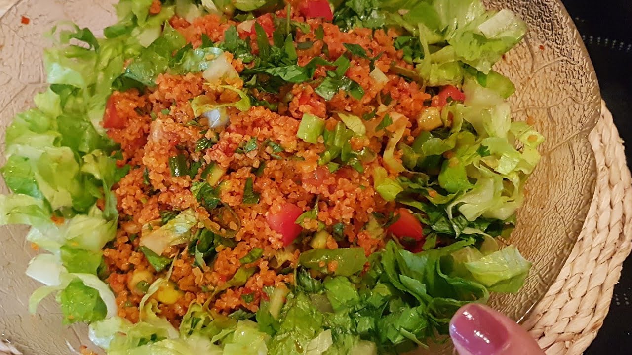 سلطة البرغل او الكسر التركي طريقتها سهلة وطيبة وصحية😋