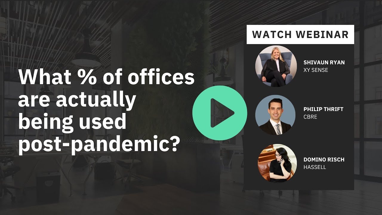 What % of offices are actually being used post-pandemic?