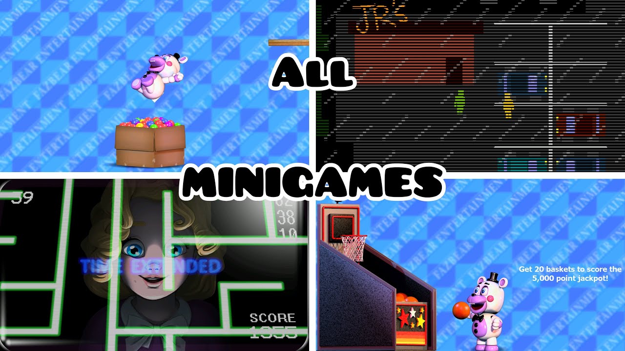 Freddy Fazbear’s Pizzeria Simulator - ALL Minigames