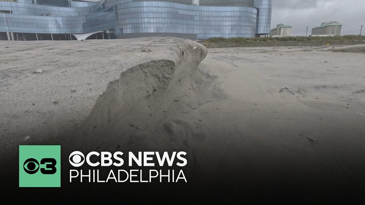Hurricane Erin raising beach erosion concerns at many Jersey Shore beaches