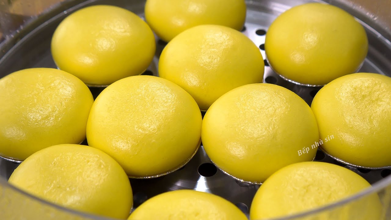 Cách làm BÁNH BAO kim sa trứng muối cực dễ ngay tại nhà