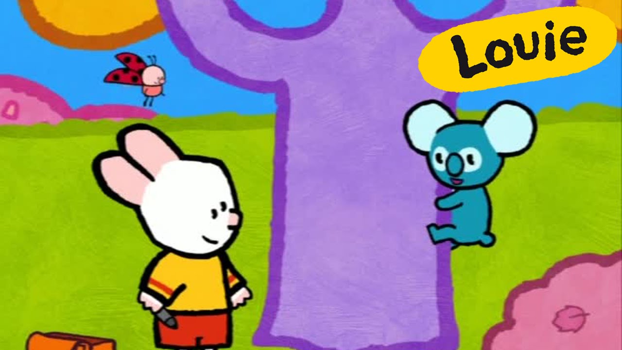 Koala - Louie dibujame un Koala | Dibujos animados para niños