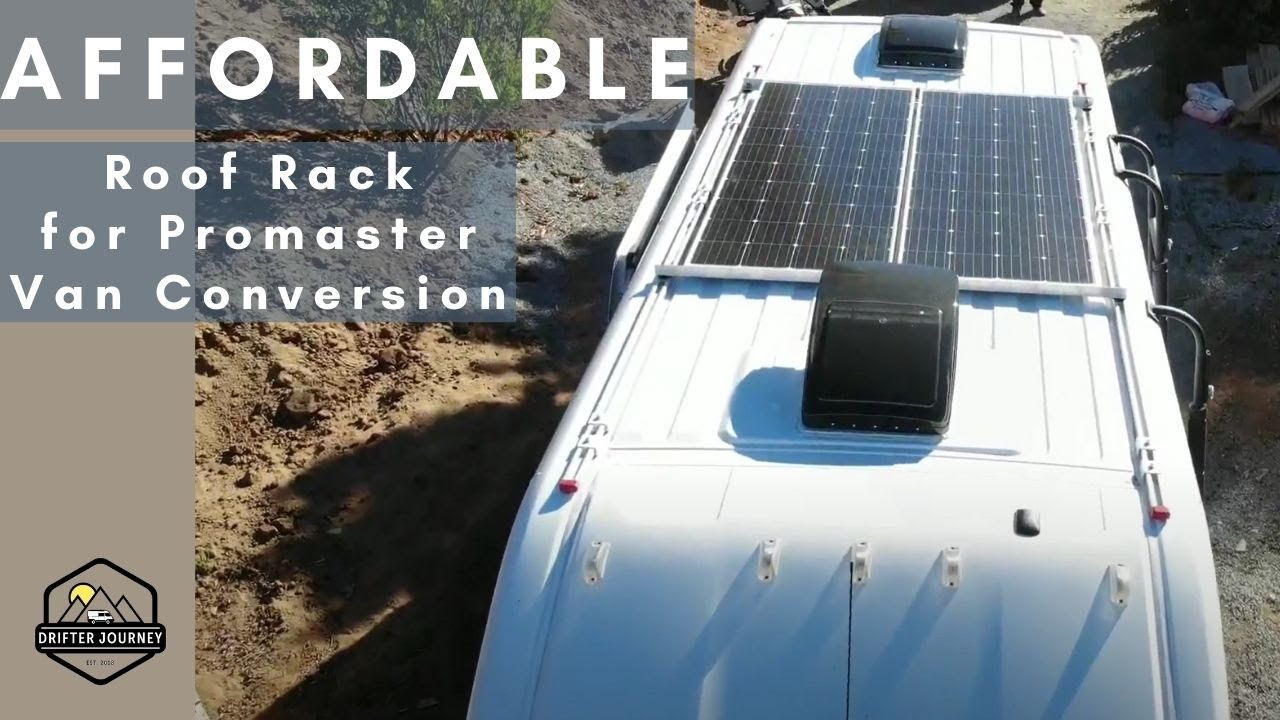 Установка доступного багажника на крышу фургона Ram Promaster Van Conversion | Простые идеи для с...