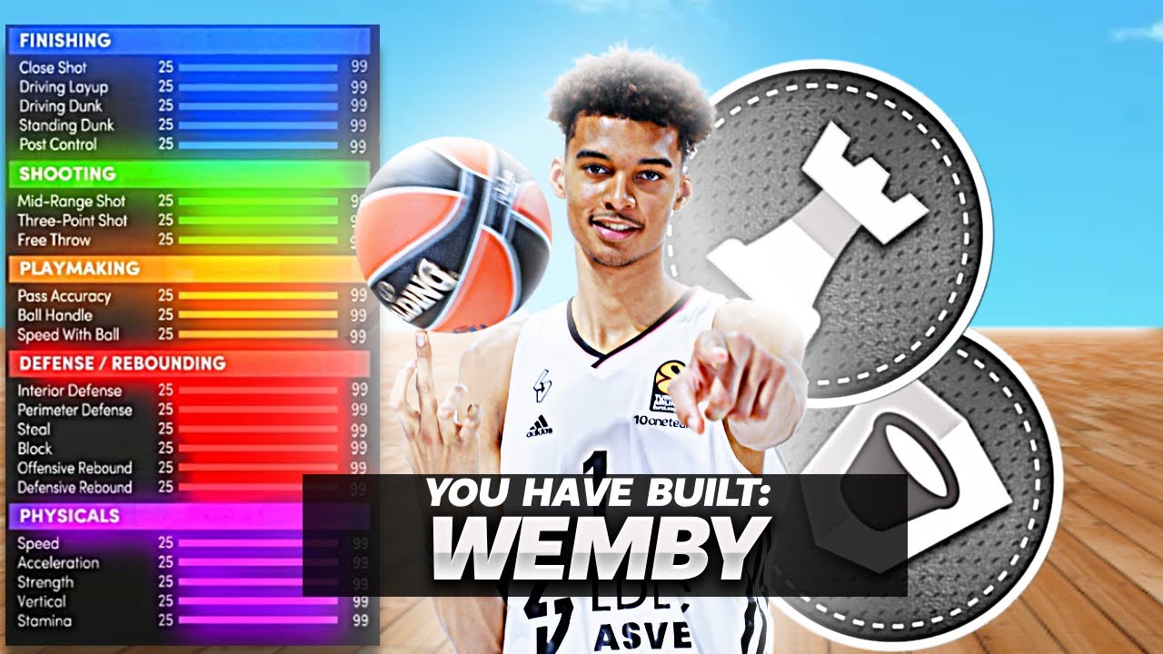 7'4 VICTOR WEMBANYAMA BUILD on HOOPSLIFE - IMPOSSIBLE DEMIGOD BUILD HOOPSLIFE
