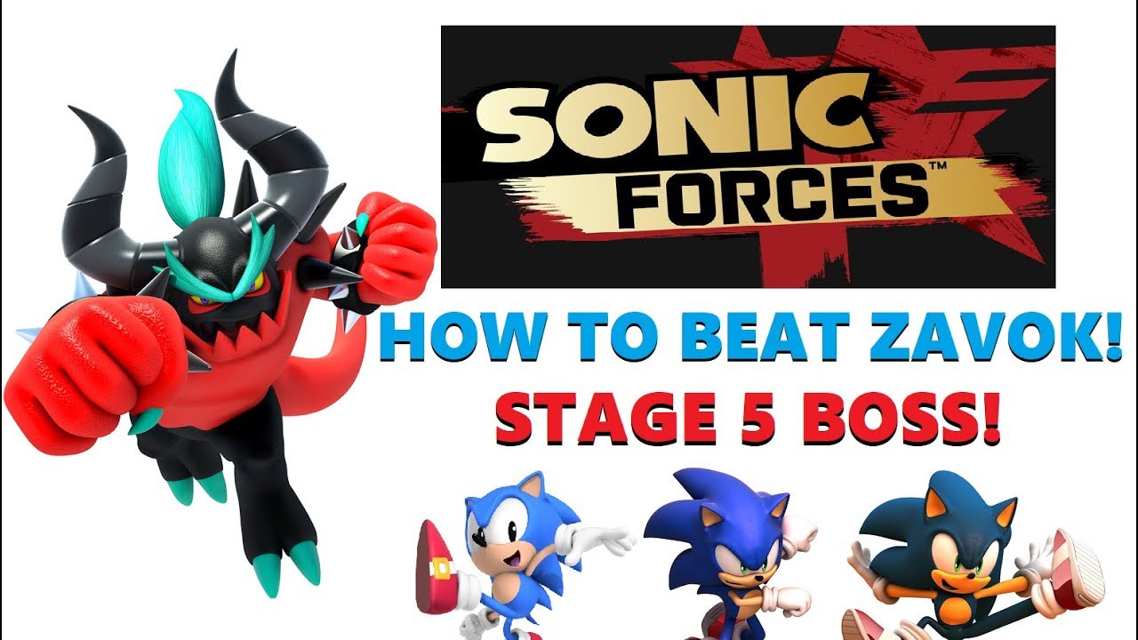 SONIC FORCES! (How To Defeat Zavok!) Death Egg Boss Stage 5