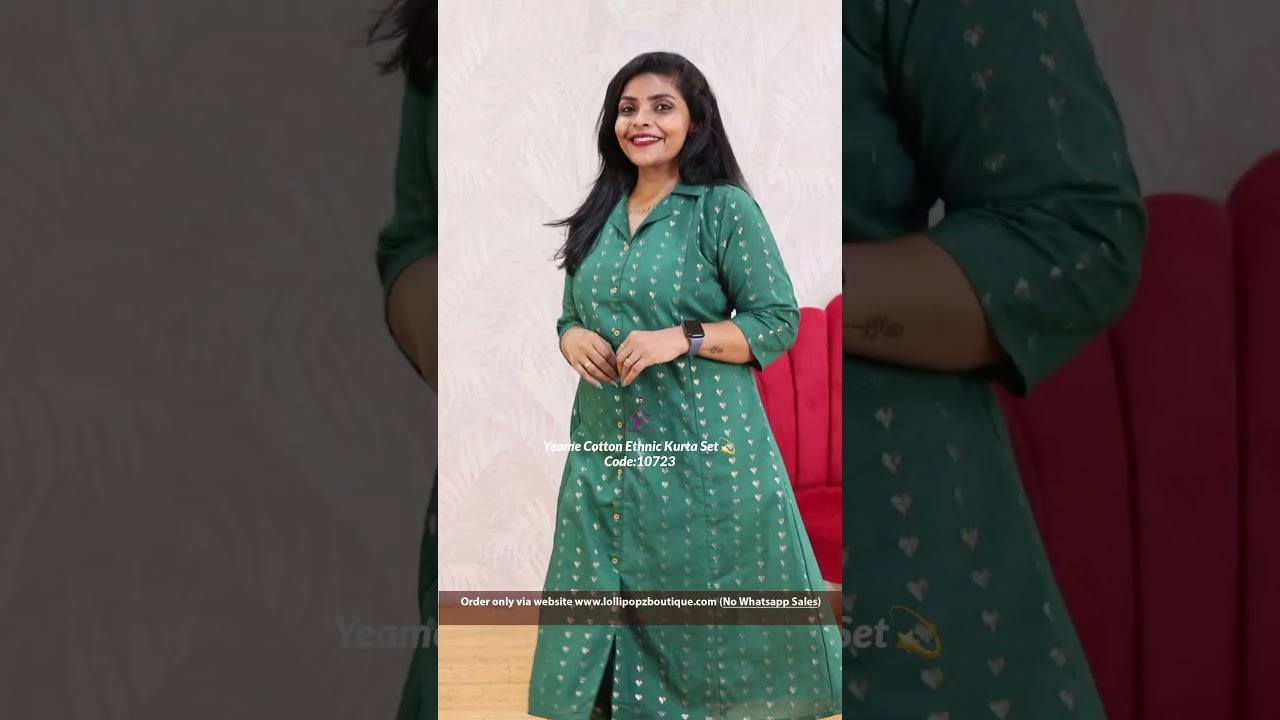 Yeame Cotton Ethnic Kurta Set (2piece)