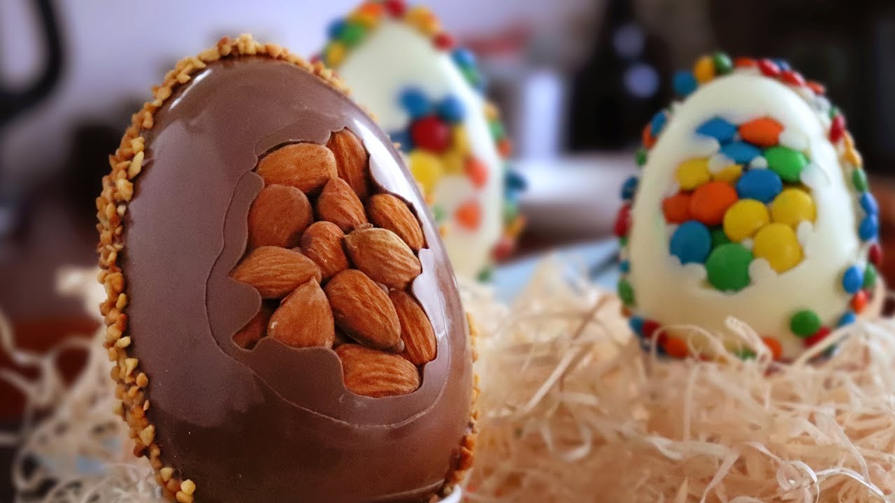 Cómo hacer HUEVOS de PASCUA de CHOCOLATE - CUKit!