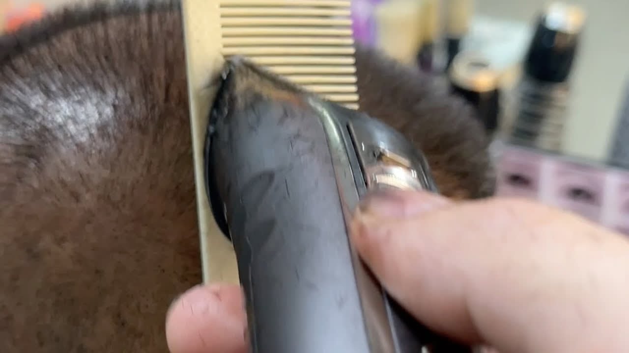 头顶绝顶剪平头