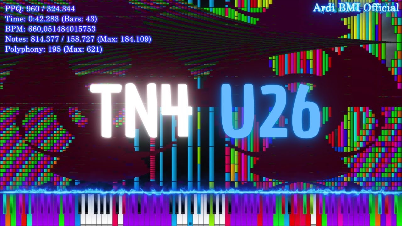 [Black MIDI] The Nuker 4 U26 My Way | 169.16 million notes