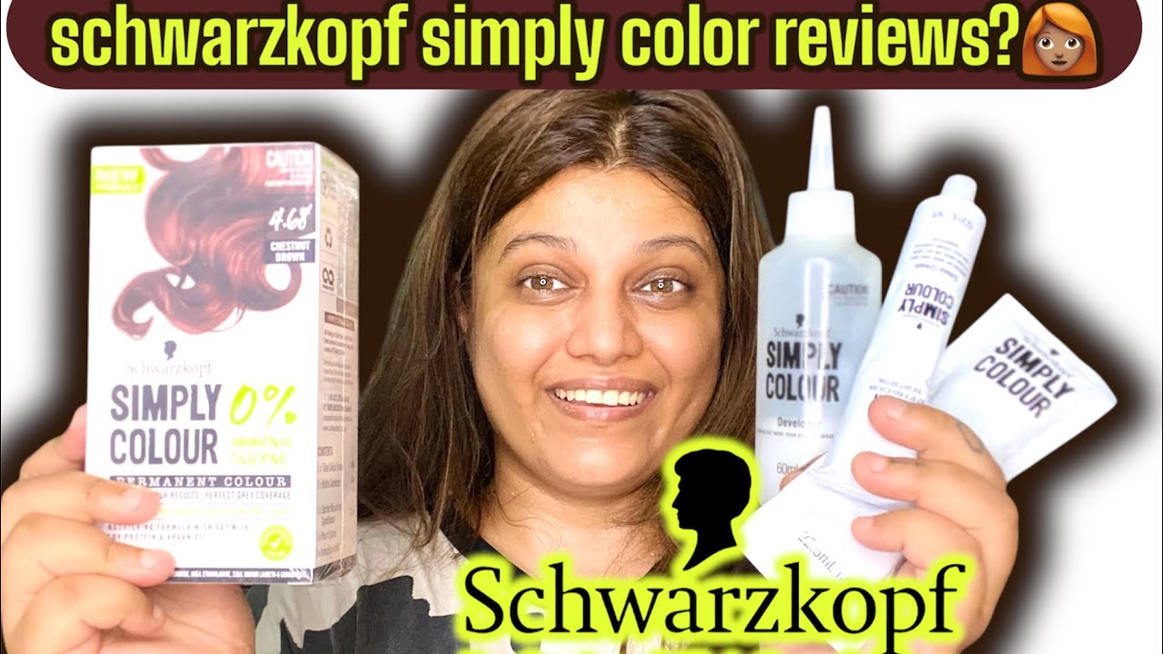 Schwarzkopf Simply Color Reviews||color Under 640 only #schwarzkopf #haircolorreview #hugediscount