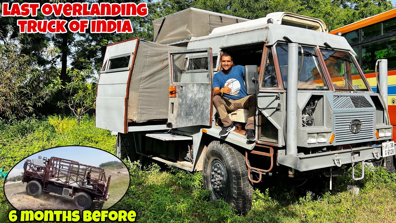 Army truck TATA 2.5 ton converted into a Caravan